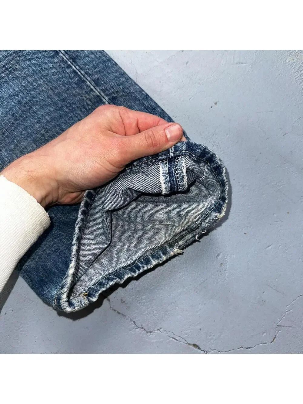 Levis 501 Vintage Y2K XX Straight Leg Jeans Blue Light Wash 34x34 Act 33x33